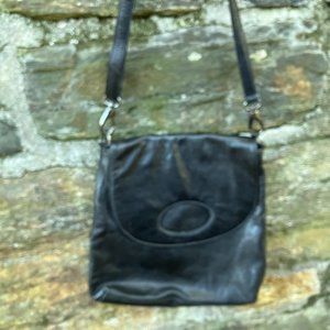 Black Latico Leather Shoulder Bag